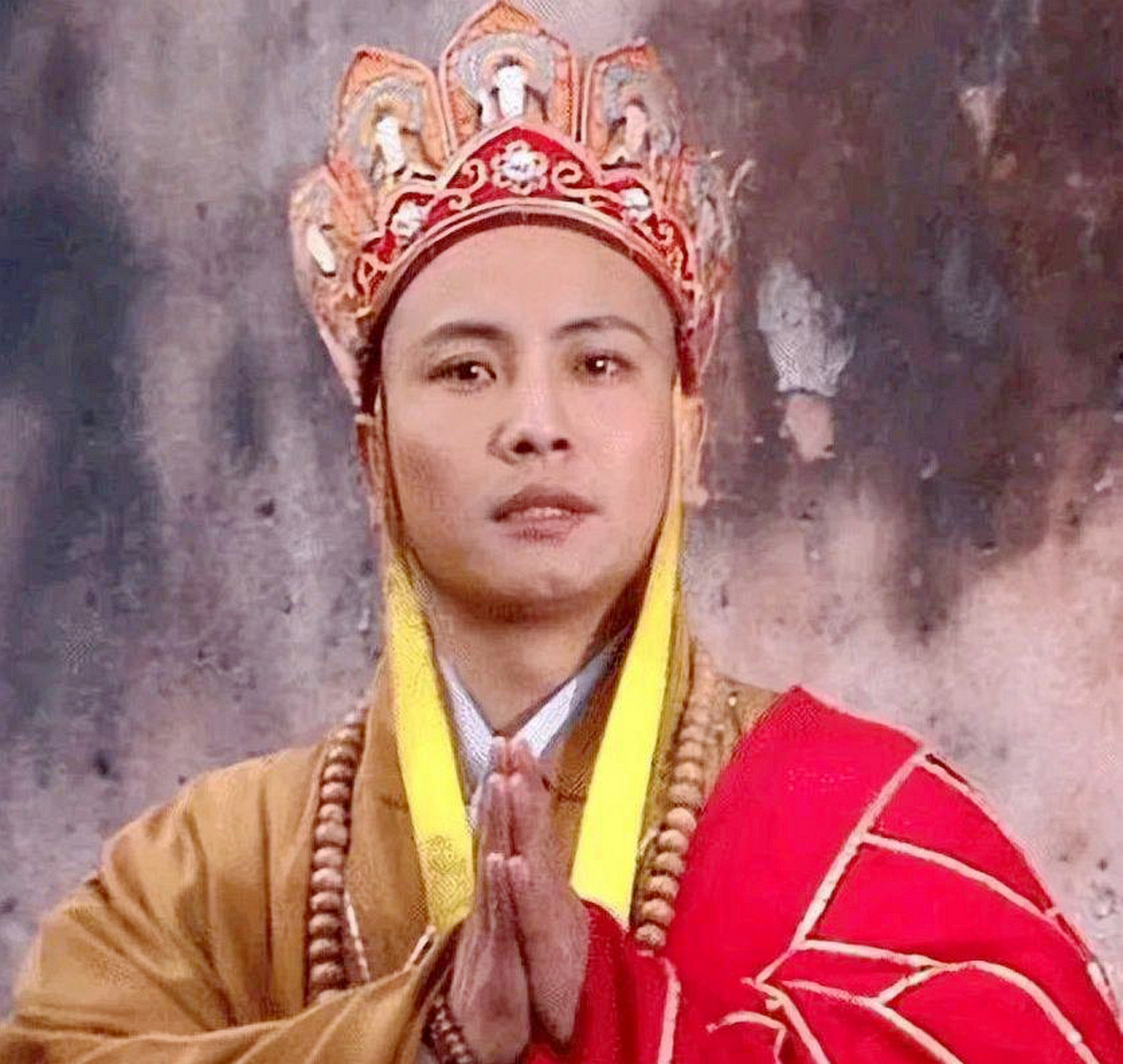 《西游记》中扮演唐僧第一人的演员汪粤,一场戏发生小事故,三断骨头