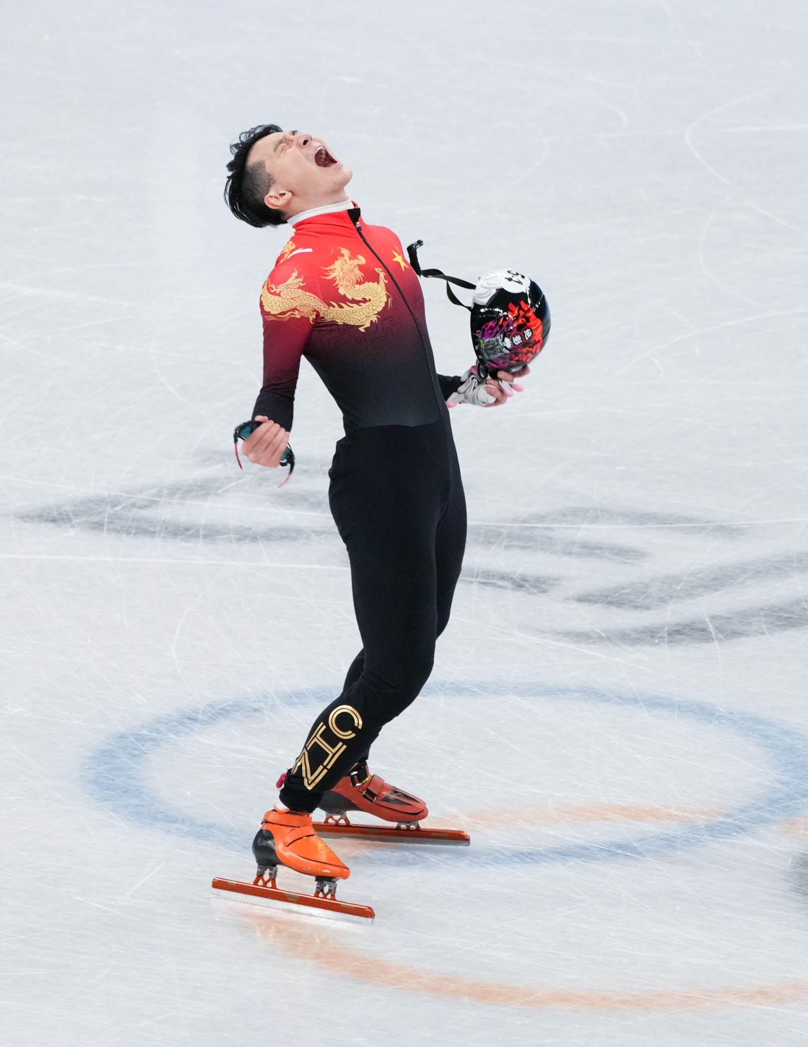 (北京冬奥会)短道速滑——男子1000米决赛:中国选手任子威夺冠(7)