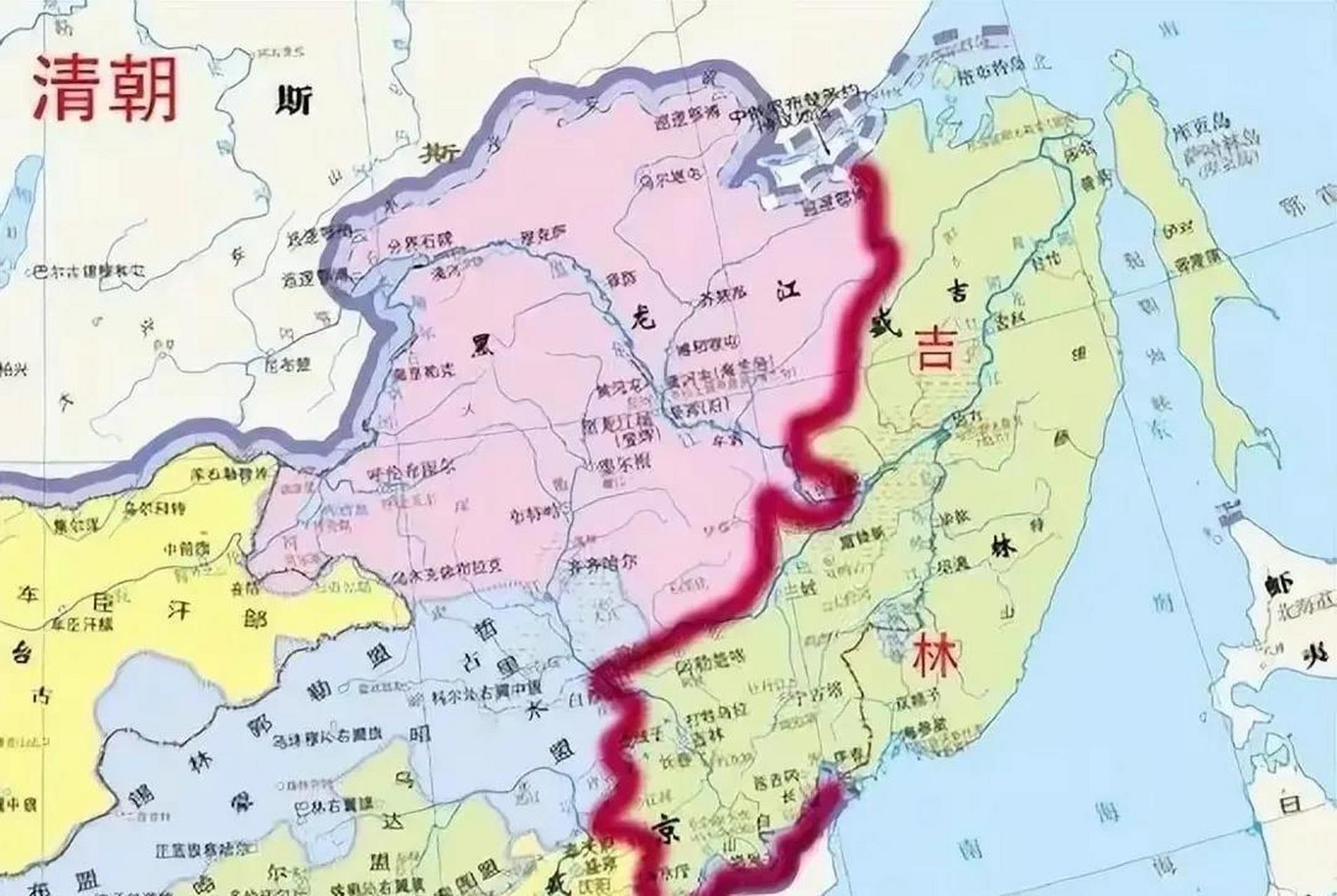 在清朝时期吉林省的海岸线比如今广东省,福建省加起来还要长,其中包括