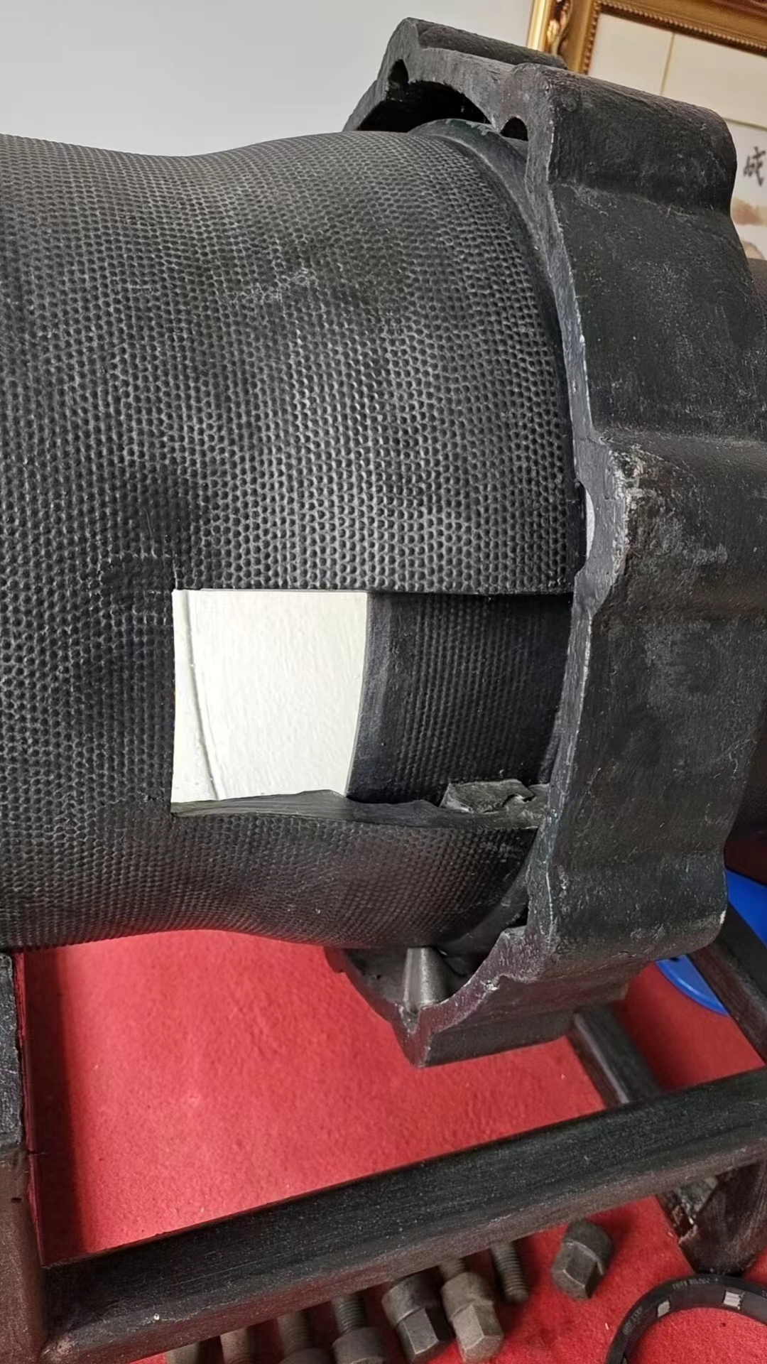 自锚式球墨铸铁管机械胶圈接口图