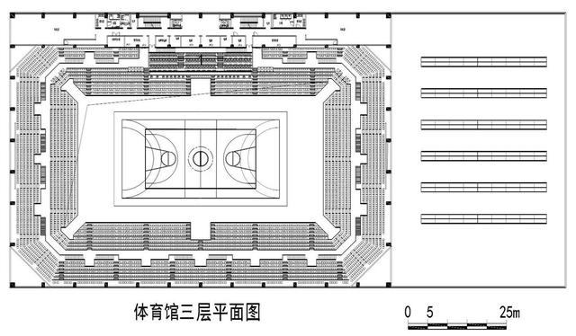 体育馆平面图手绘图片