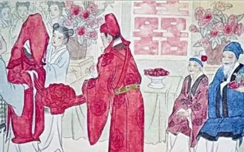 古代招女婿图片