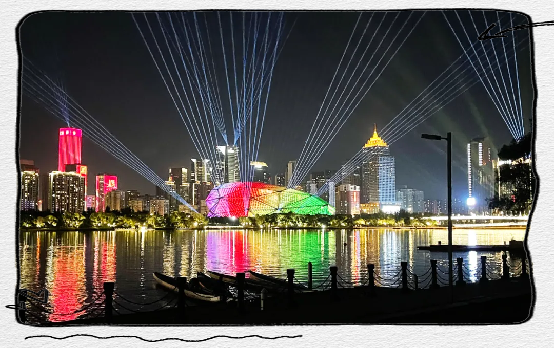 沈阳夜景灯光秀,开启全新视觉盛宴