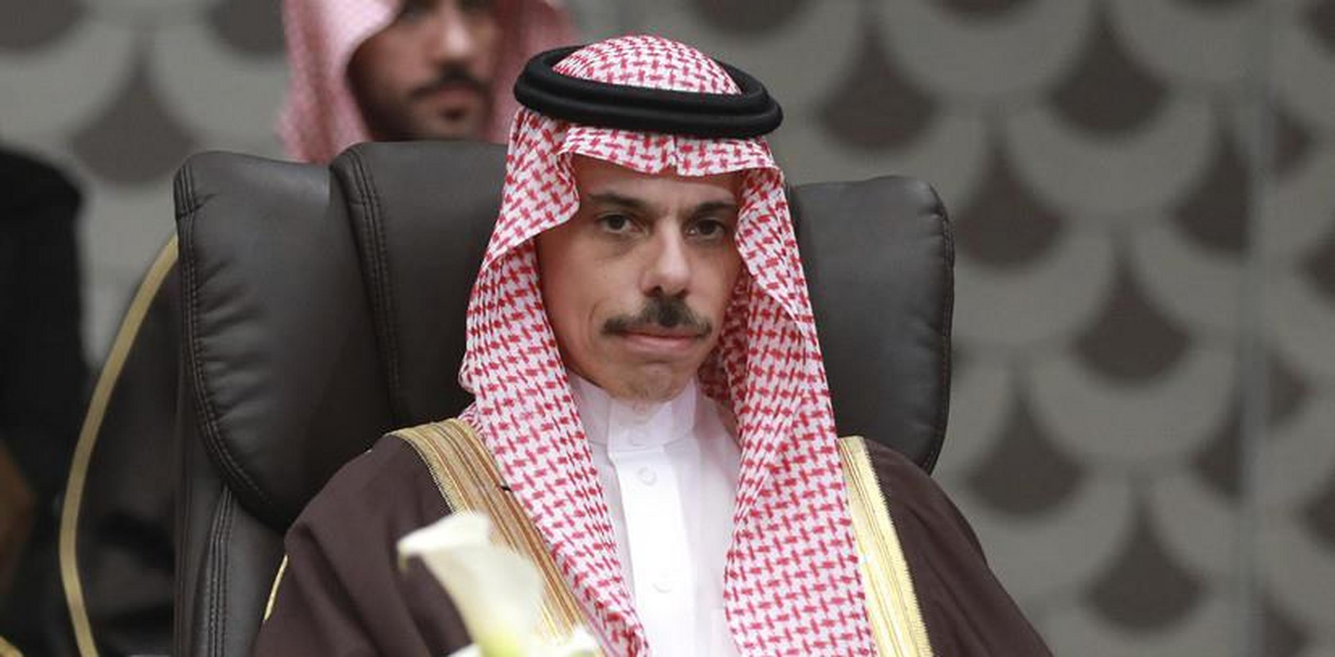 沙特阿拉伯和伊朗外长讨论国家间关系  沙特外交大臣费萨尔·本·法汉