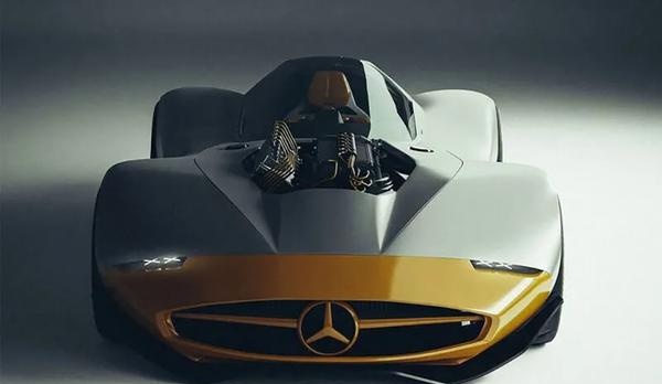 以飞机为灵感的设计:梅赛德斯奔驰概念