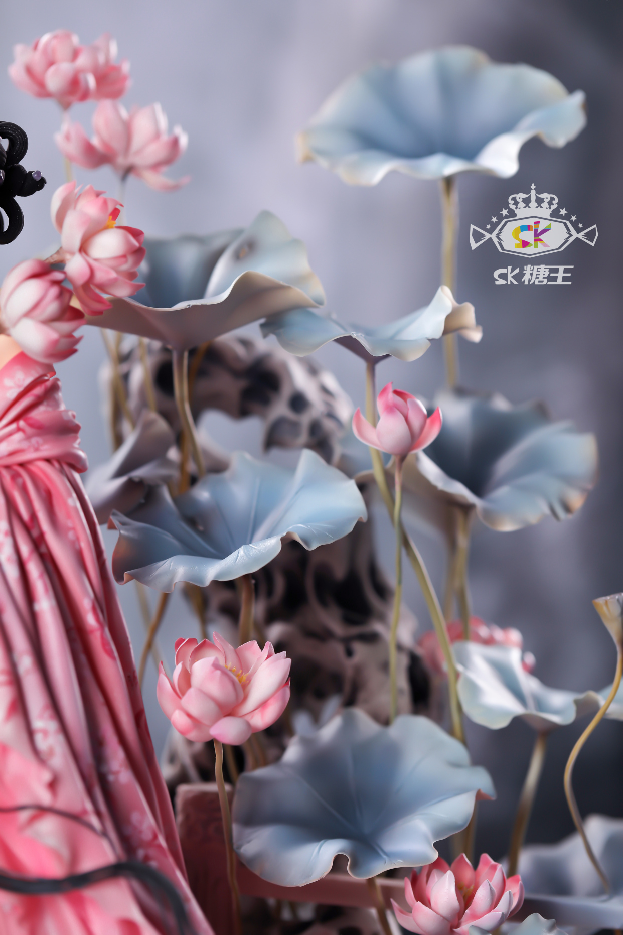 古风翻糖人偶作品|采荷