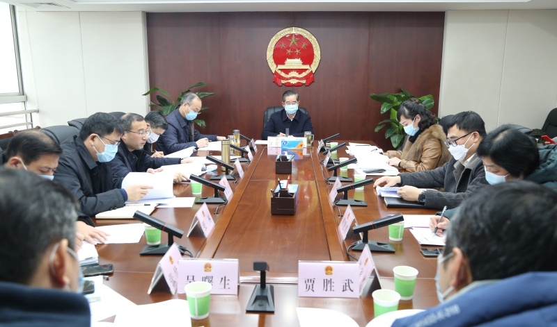 汪宜武主持召开市人大常委会工作报告征求意见座谈会