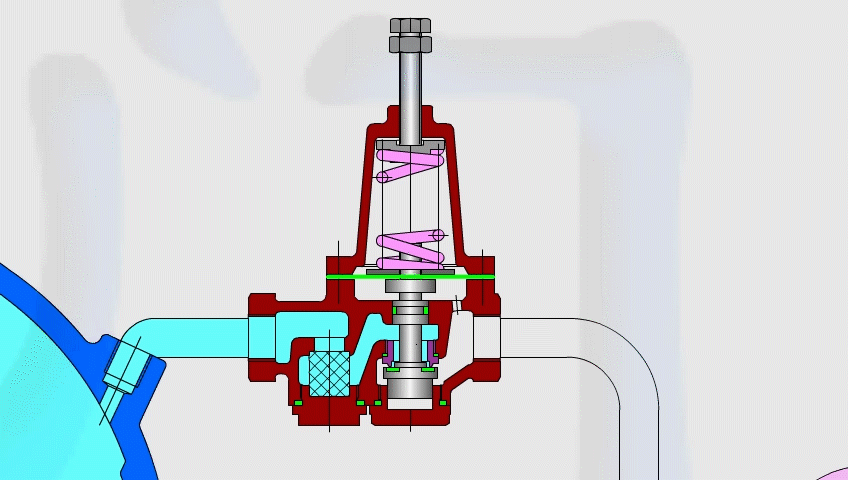 yx741x先导可调式减压阀原理,调试方法,使用说明