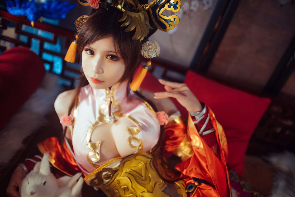 爱老师_phd~三国大乔~cos美图~cos写真合集