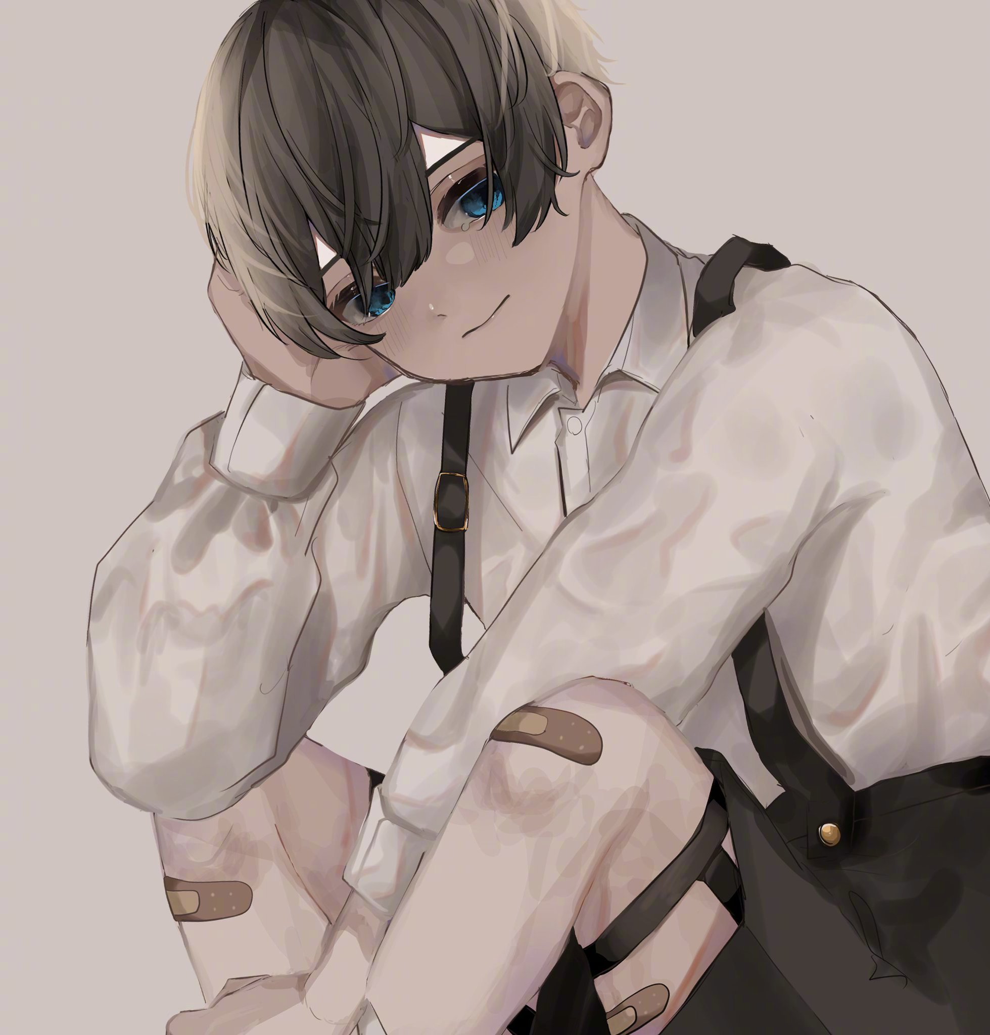 画师「おそば」作品欣赏:软萌帅气的正太小男孩插画