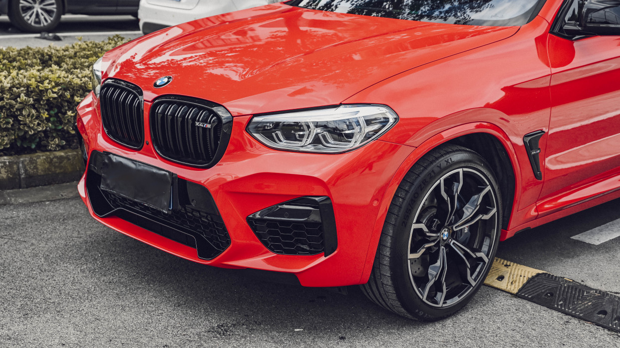 unic|宝马x4m改色多伦多红