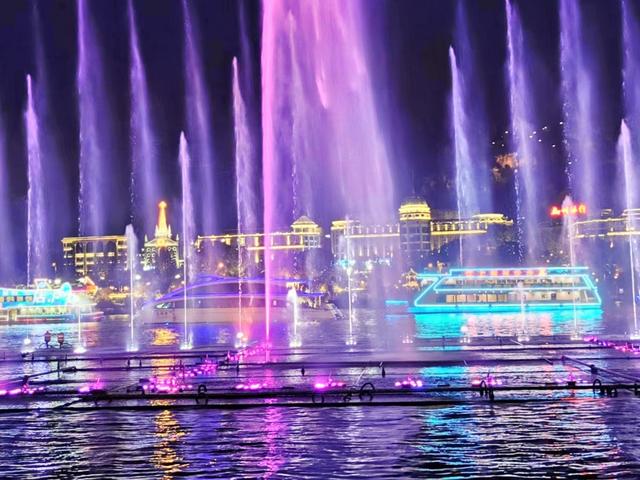 柳州美景音乐喷泉图片