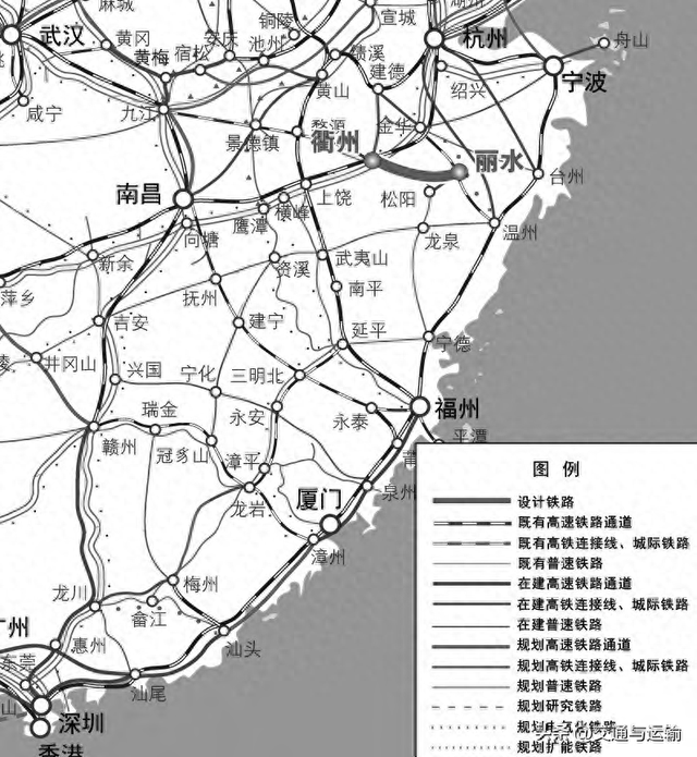 衢丽铁路二期路线图图片