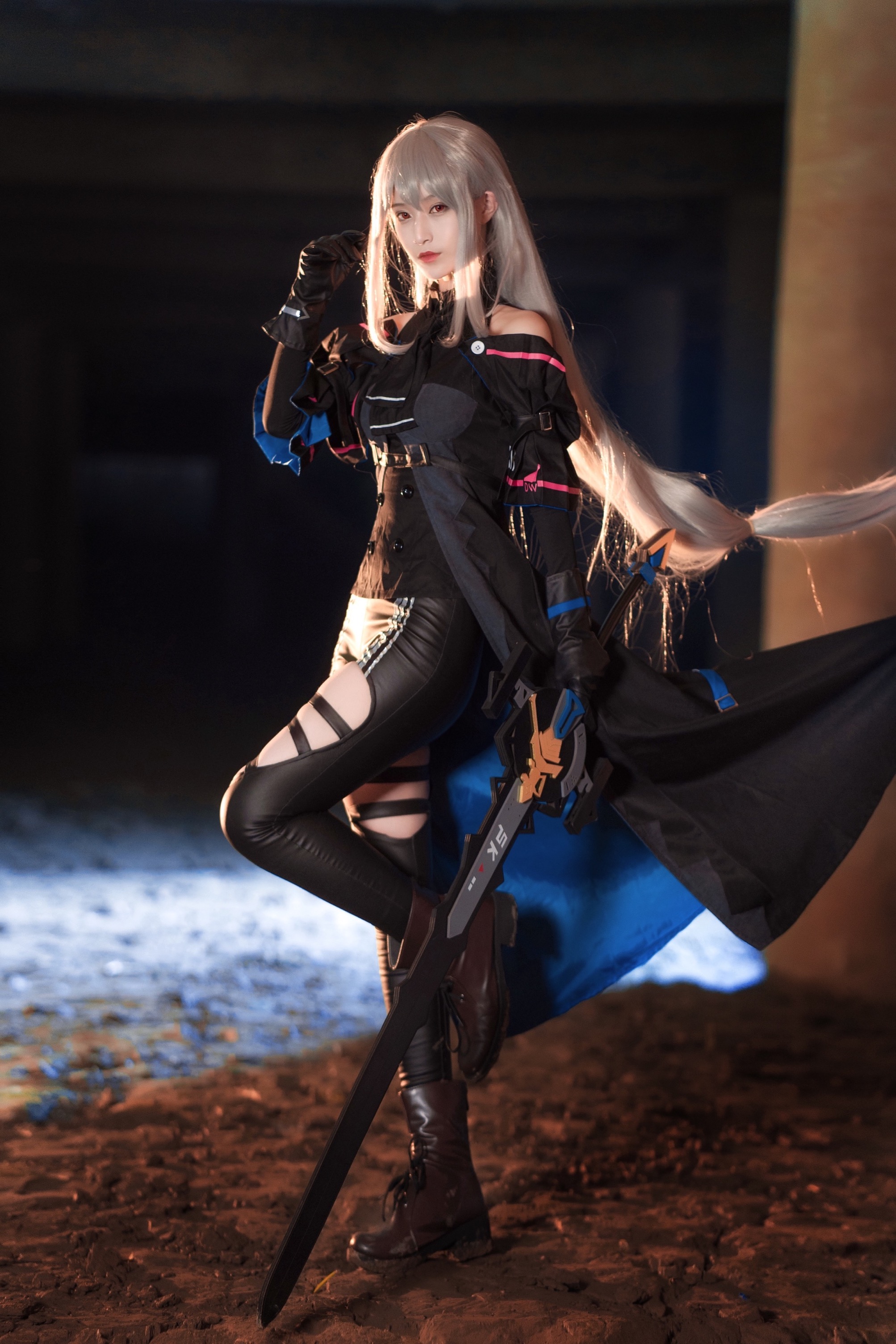 二次元cos - 明日方舟·斯卡蒂@铁板烧鬼舞w