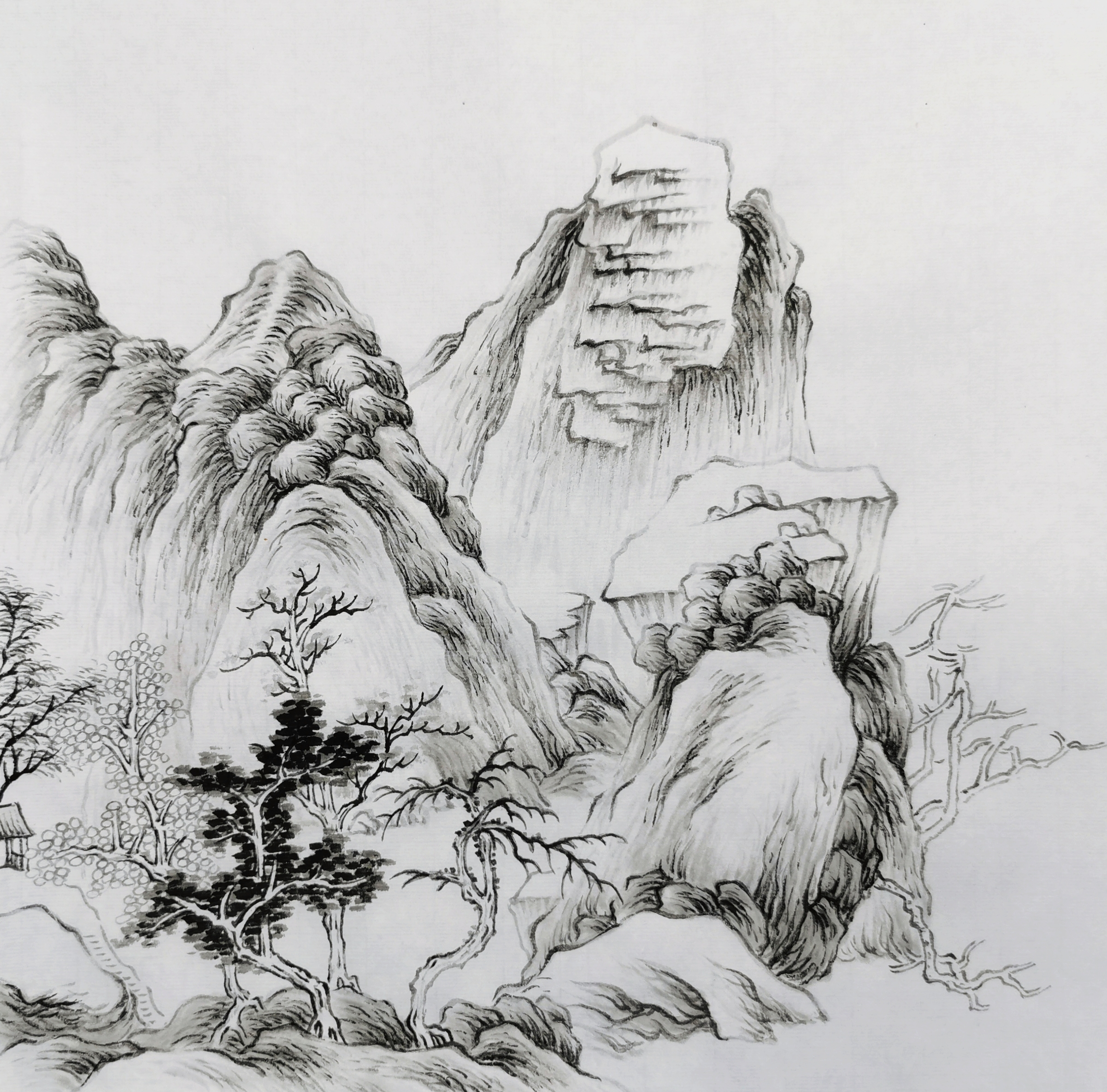 121课学习资料:步骤图,完成图,线描稿,尺寸介绍