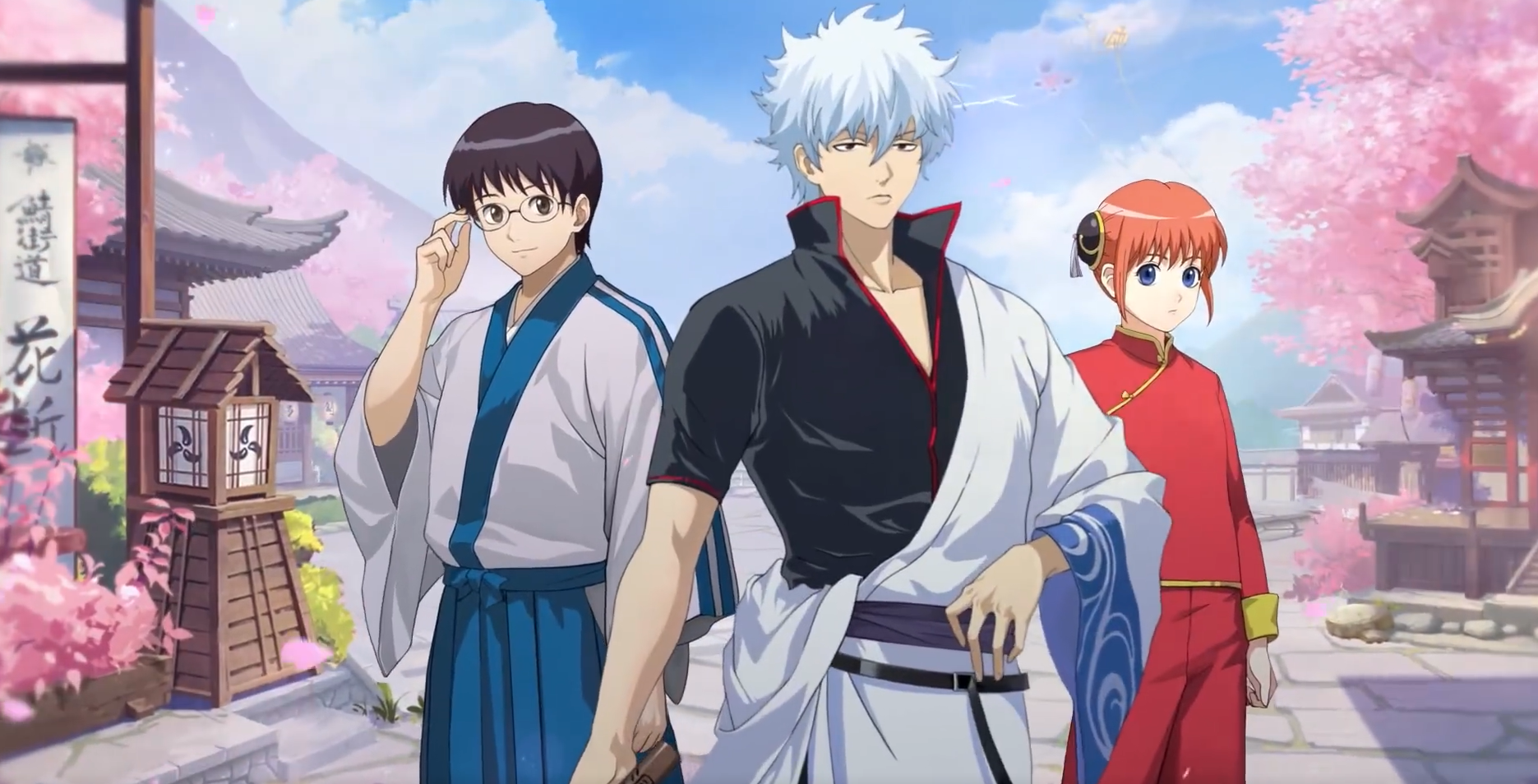 阴阳师联动银魂角色公布,坂田银时与神乐确定,新八表示很茫然