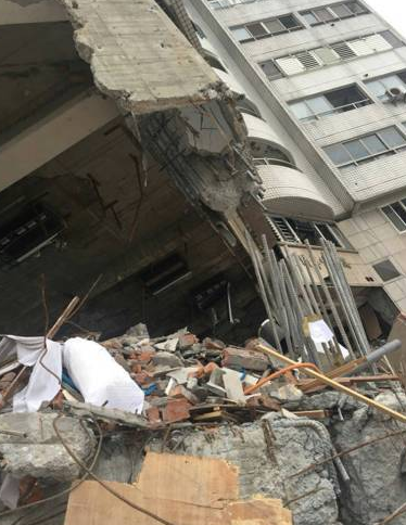 在2018年花莲震群当中,倒塌的云门翠堤大楼是因建筑质量差而倒塌的