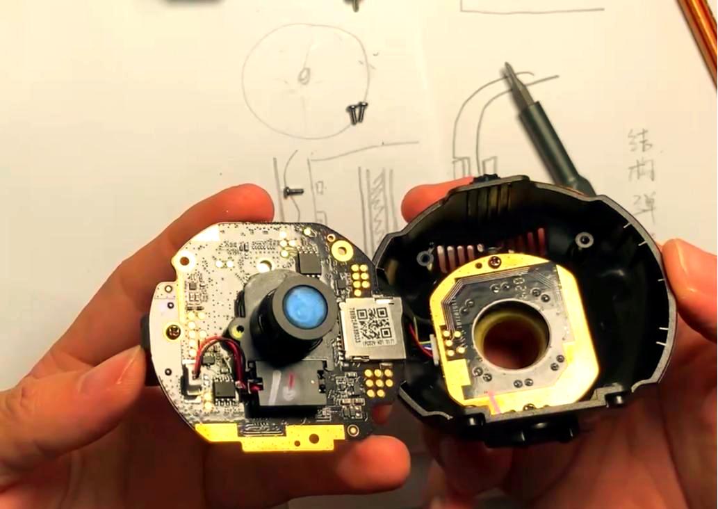 小米智能摄像机拆机,全面了解内部结构