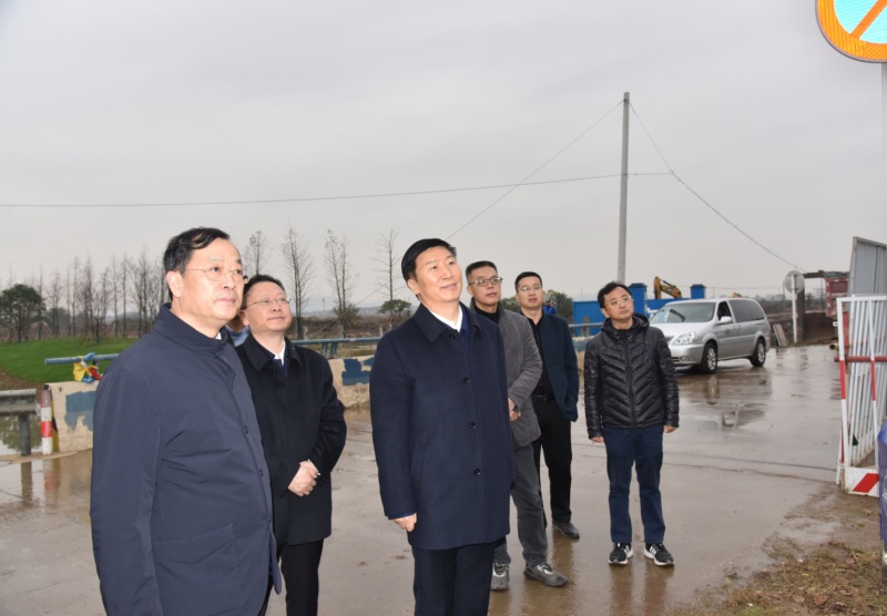 市委常委,组织部部长季培东巡查新沟河