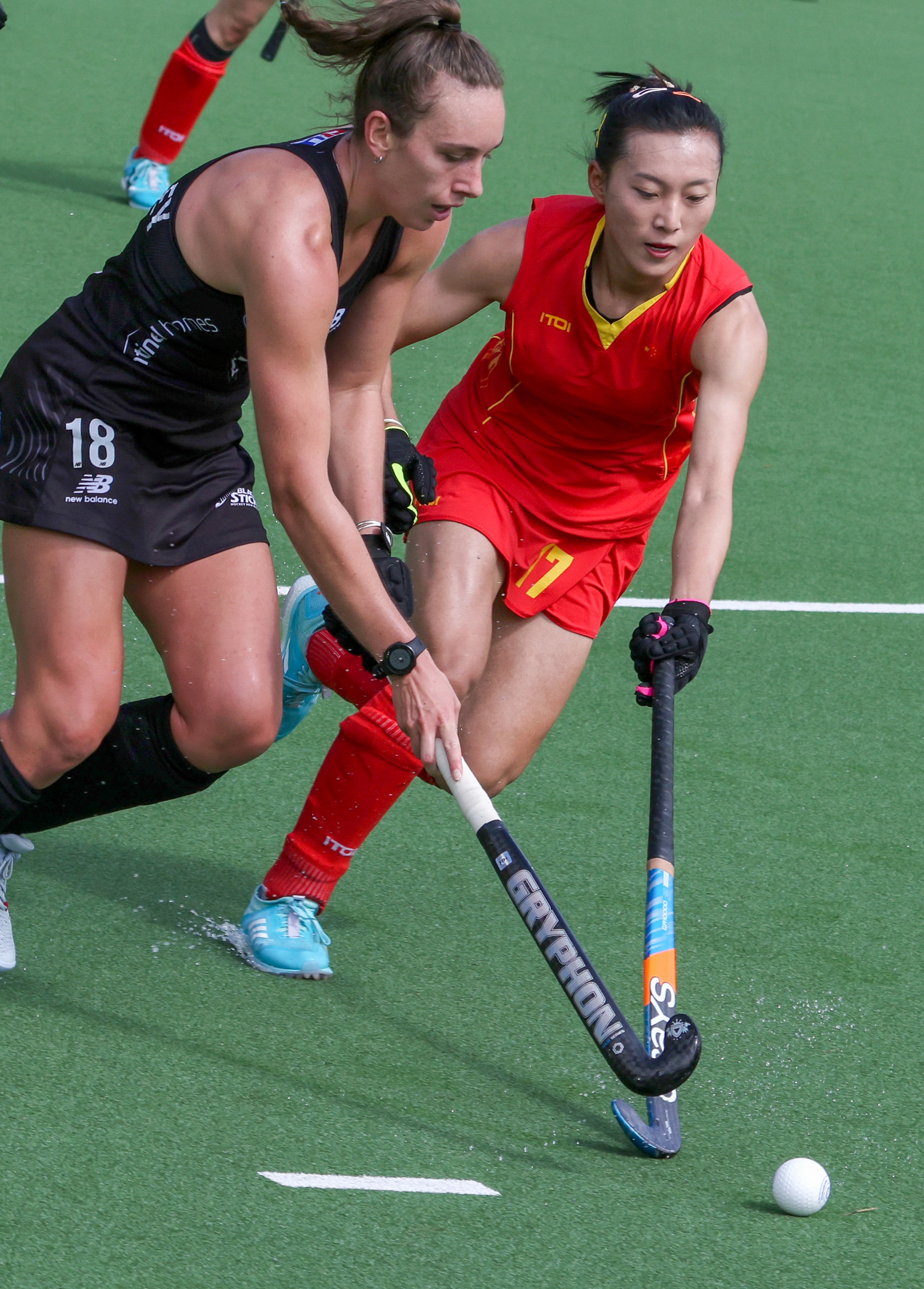 曲棍球——世界超级联赛:中国队胜新西兰队