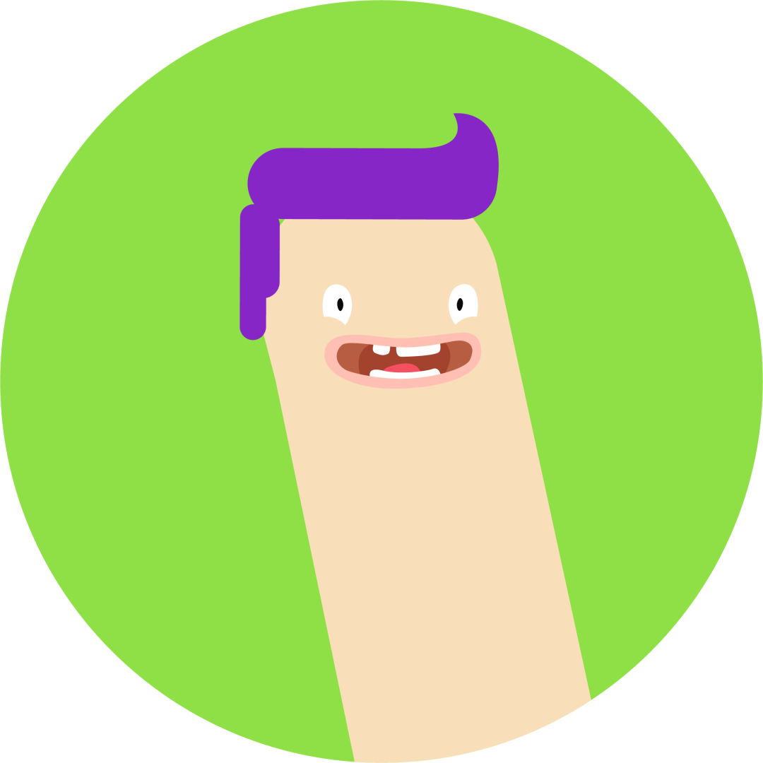 「ppt素材」快乐的"外星球"手指人