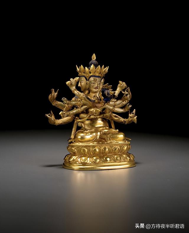 藏传佛教法相:宗喀巴大师的守护神密集金刚