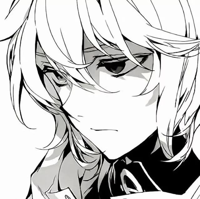 动漫男头,黑白日漫伪男头像