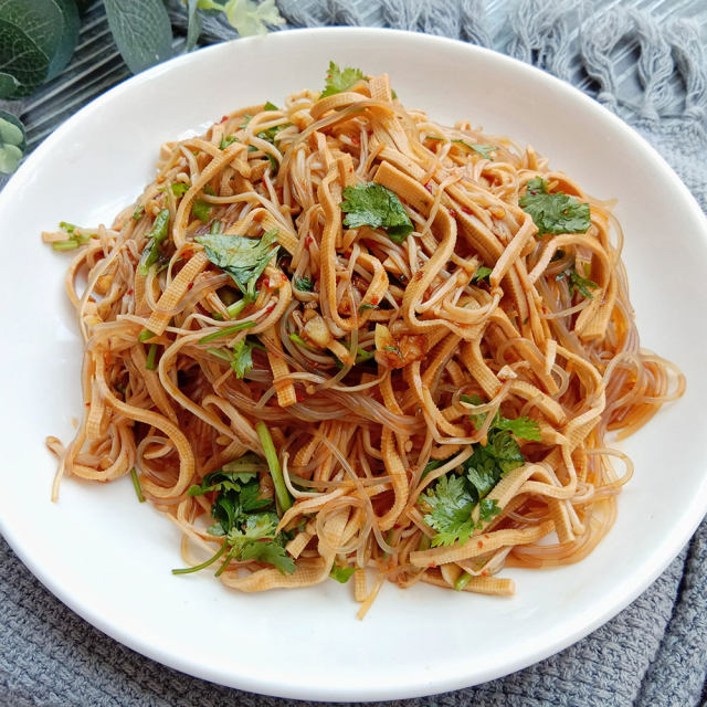 凉拌三丝,夏季必备凉拌菜,爽口开胃