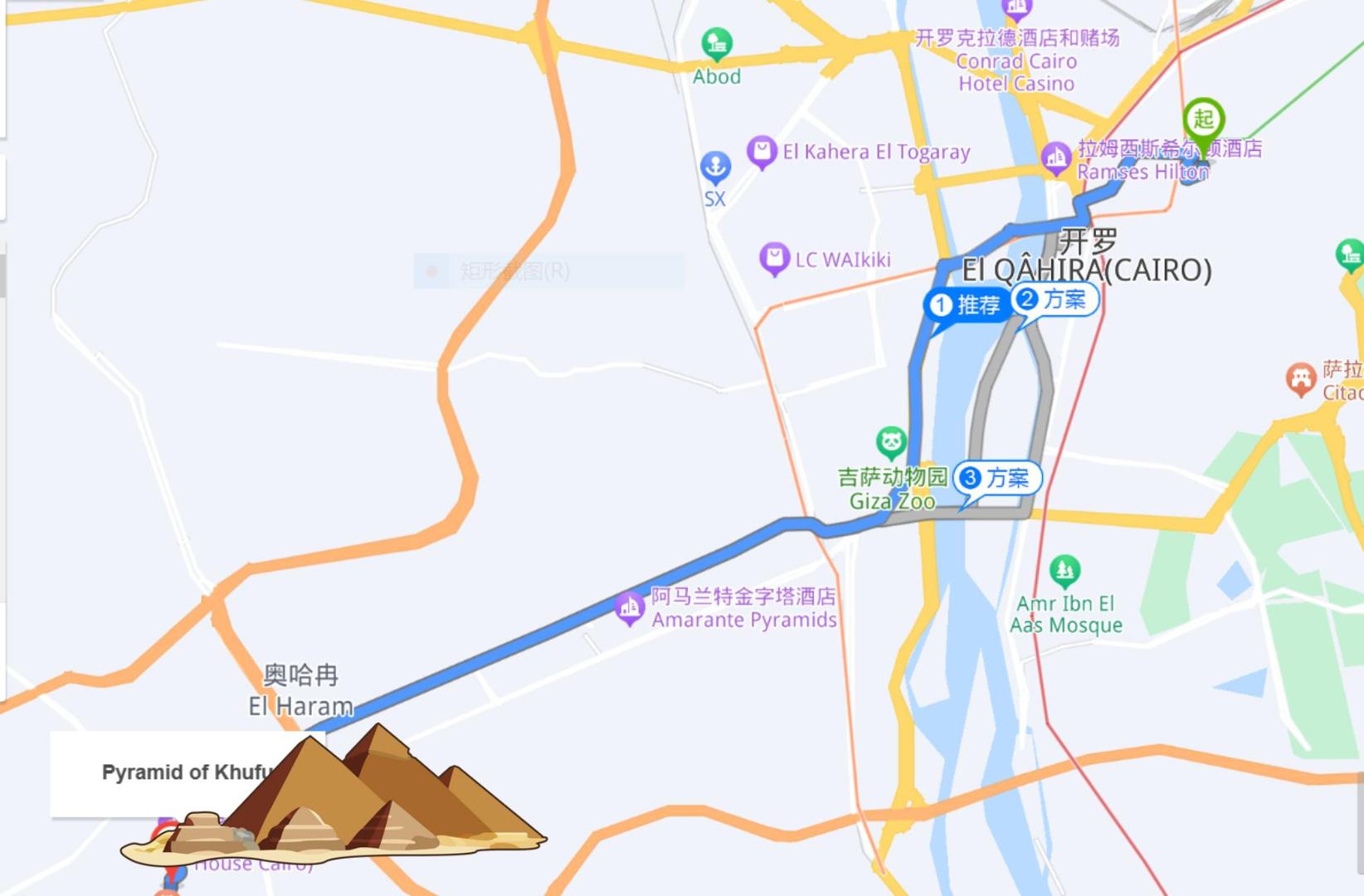 胡夫金字塔在哪里