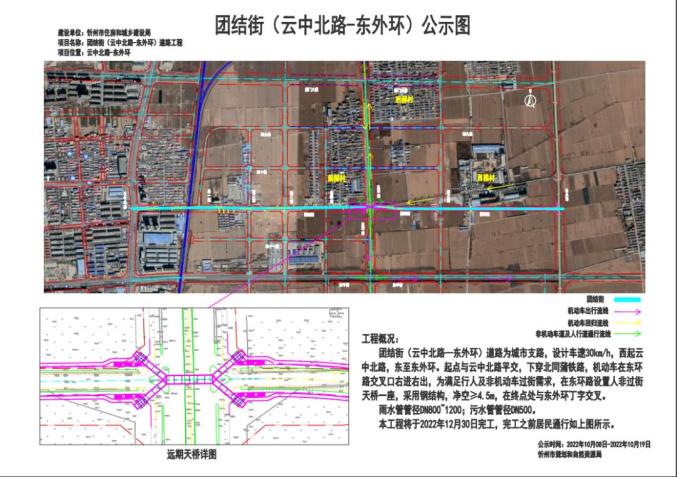 忻州东环路选址位置图图片