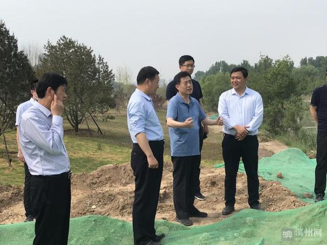 副市长郝吉虎到滨州新立河开展巡河工作