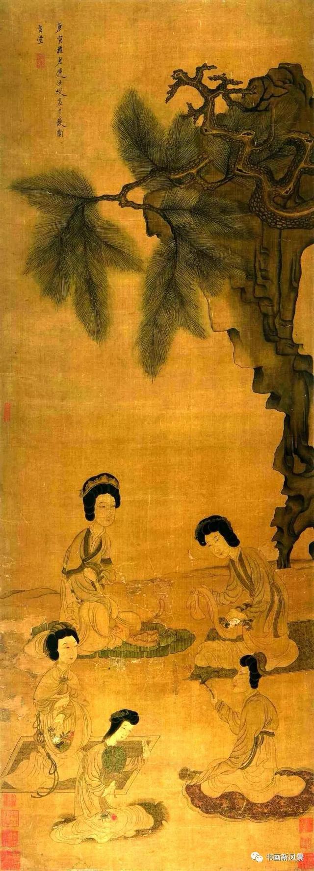 "怪人"陈洪绶笔下的仕女画,真有味道