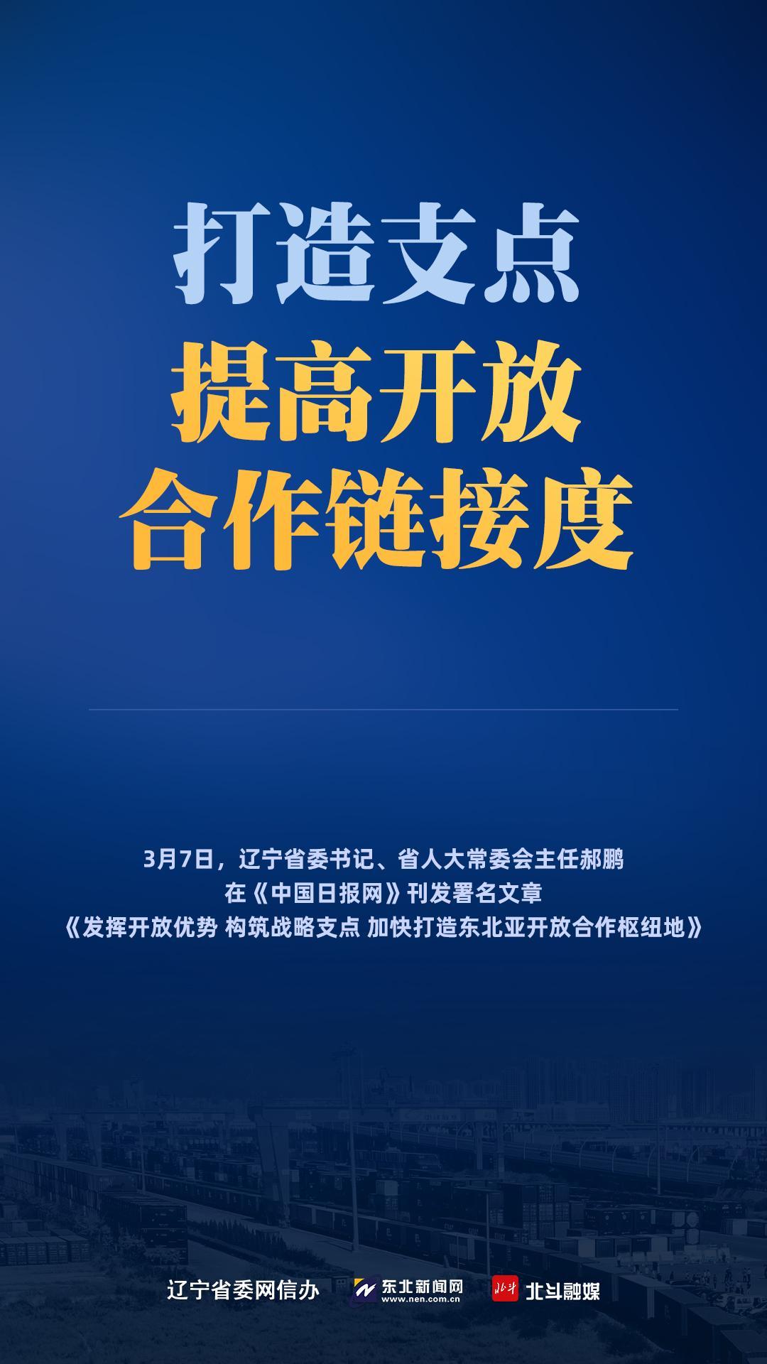 海报丨如何加快打造东北亚开放合作枢纽地?