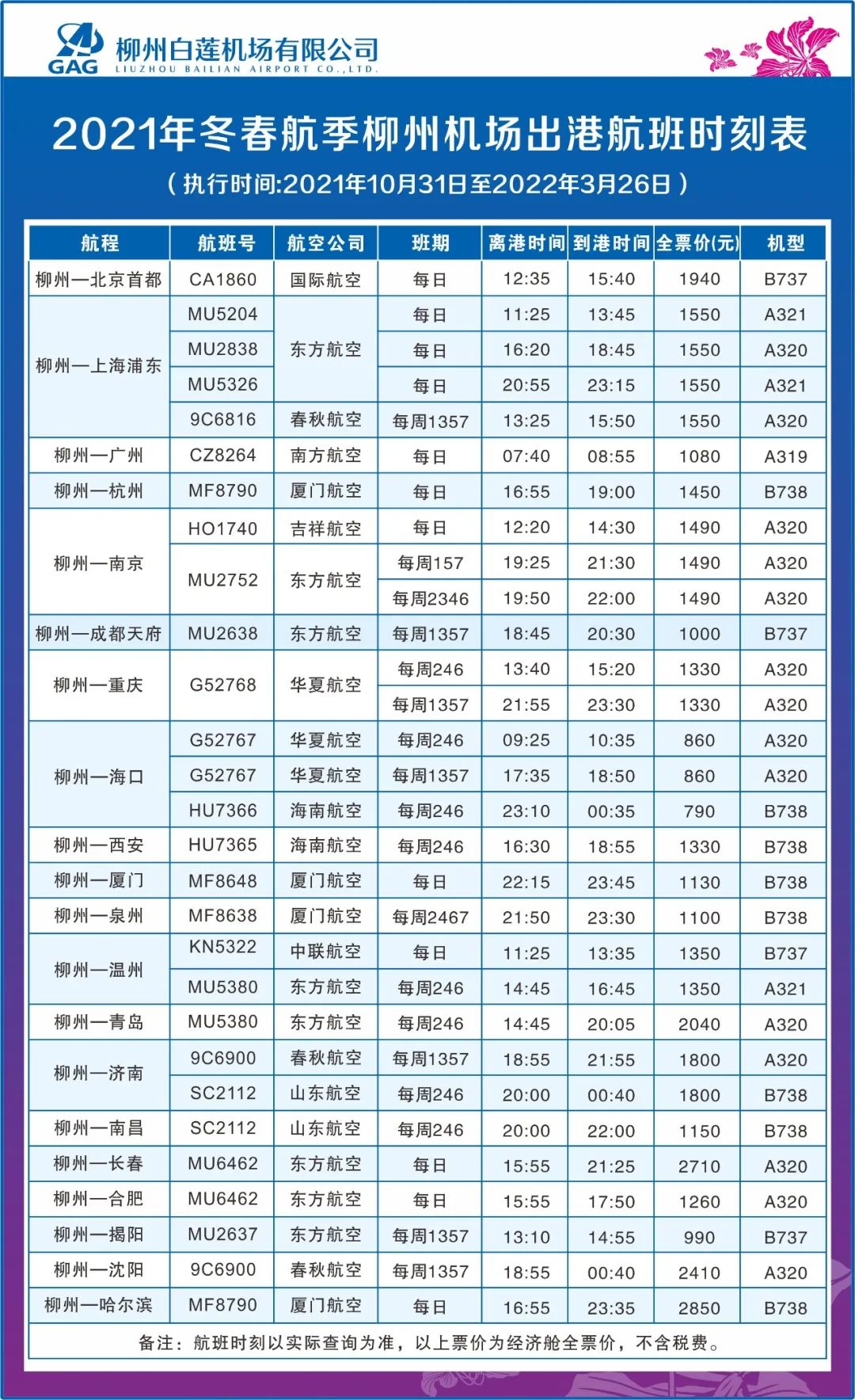 河池想坐飞机的看过来!