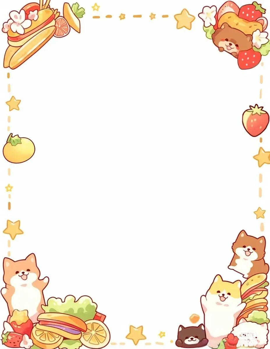 花边边框,手抄报模板,手帐素材,艺术感满满,值得收藏!