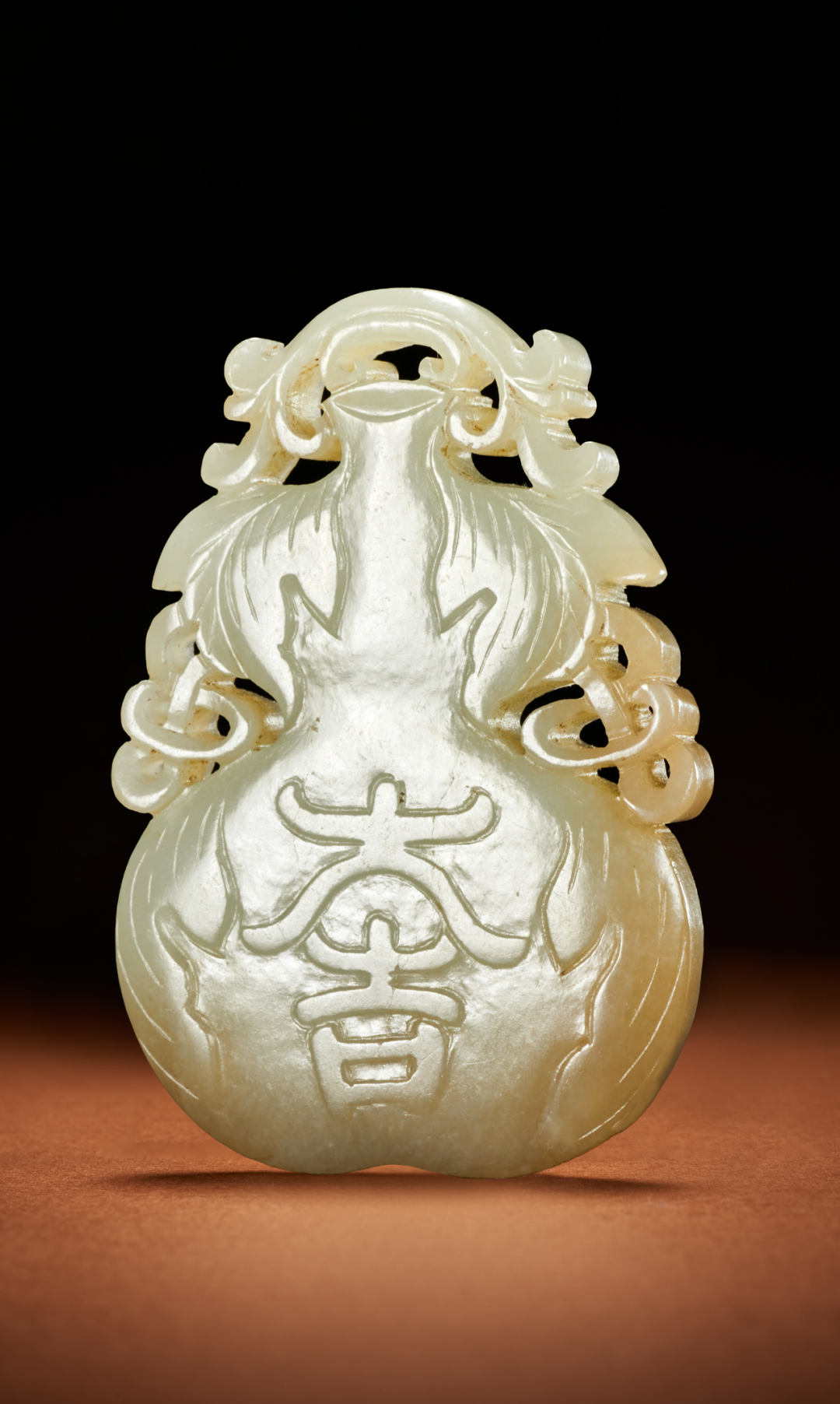 玉器赏析:明代 白玉大吉葫芦佩