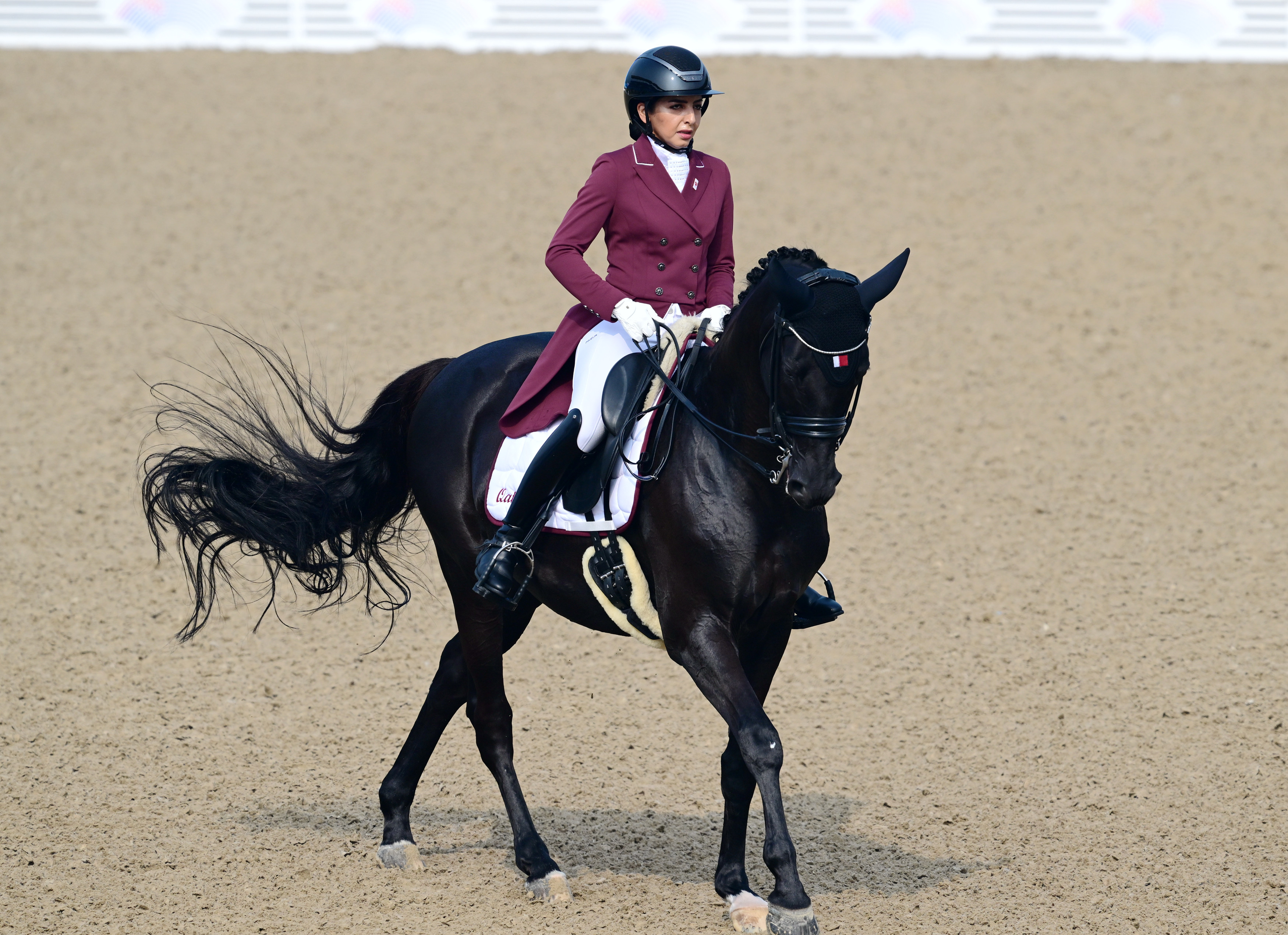 马术——盛装舞步个人赛赛况(6)