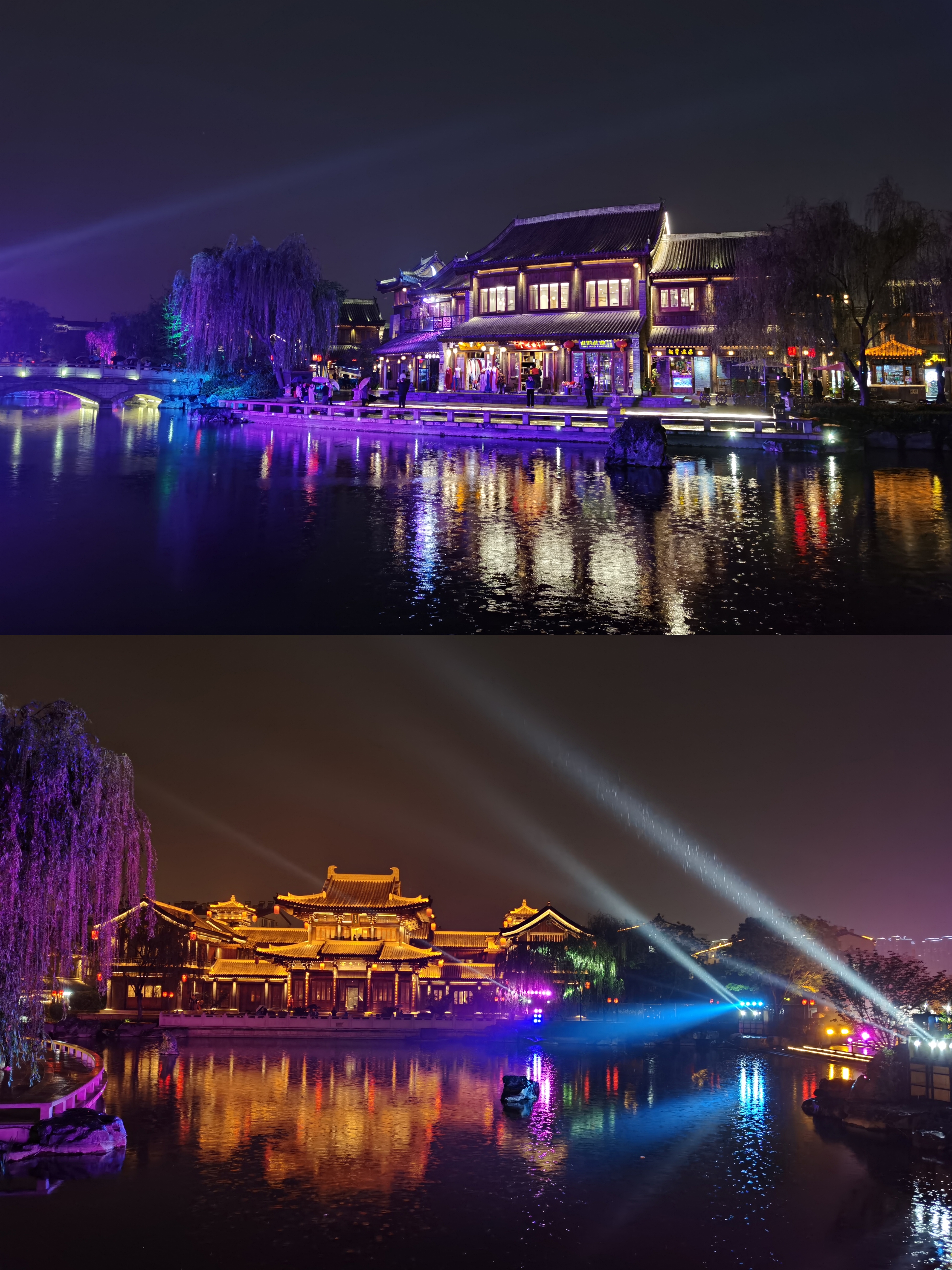 洛阳洛邑古城夜景图片图片