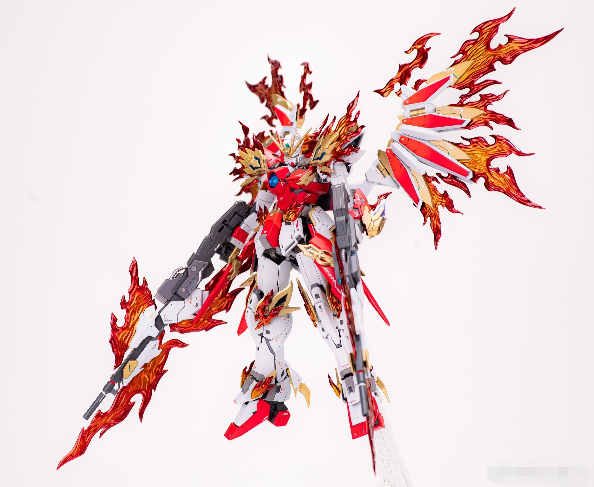 模型欣赏:mg飞翼零式高达改61炎凰