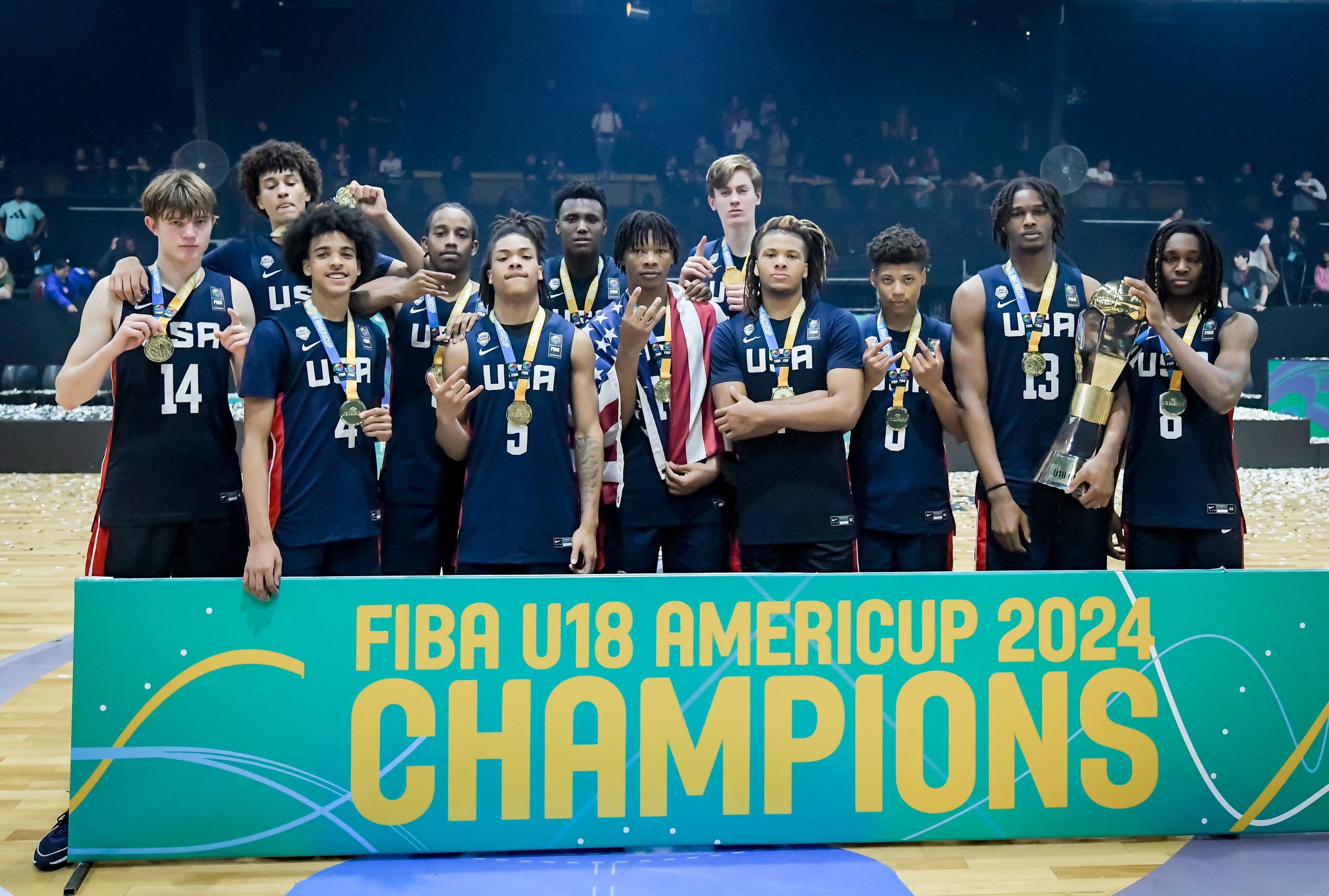 绝对统治,美国包揽u17&u18篮球世界杯男女篮四个冠军