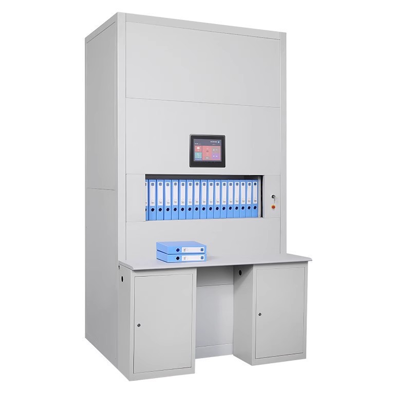 智能回转柜,自动选层人事档案柜电子联网智能自动定位选层文件柜