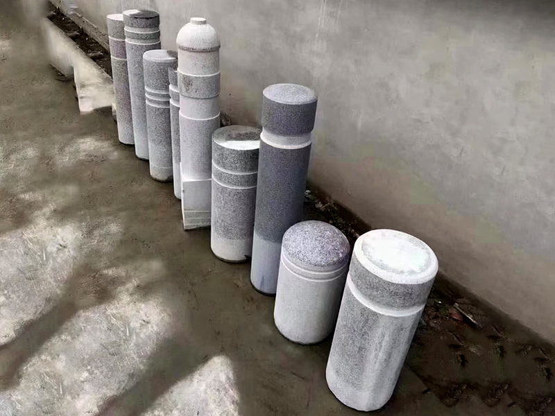 花岗岩挡车石柱