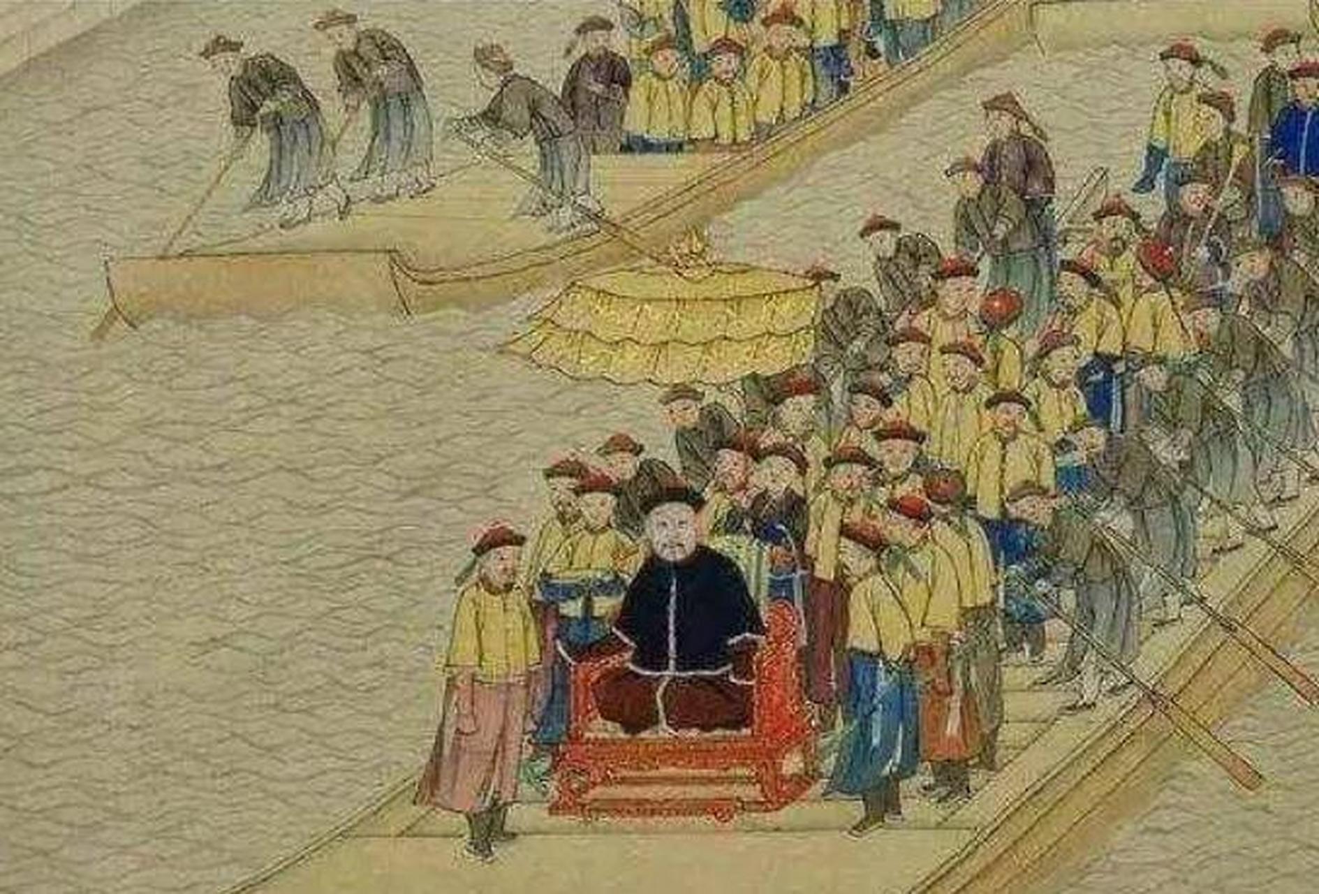 乾隆微服私访,偶遇一算命先生,算命先生在人群中自信说道:"如给诸位