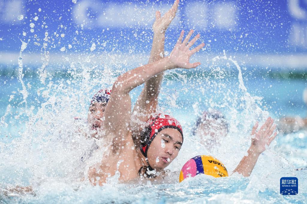 游泳——男子水球:中国队晋级四强