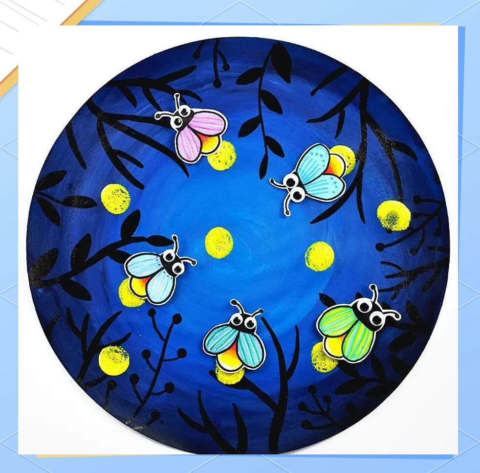 创作美丽的萤火虫夜景:简单绘画指南