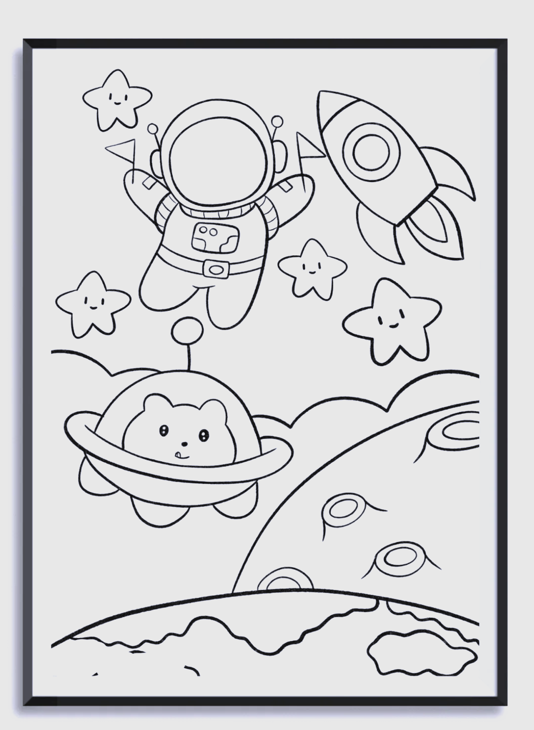 探索航天世界:多款简笔画技巧大揭秘