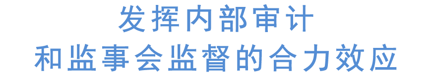 「新论撷英」发挥内部审计和监事会监督的合力效应