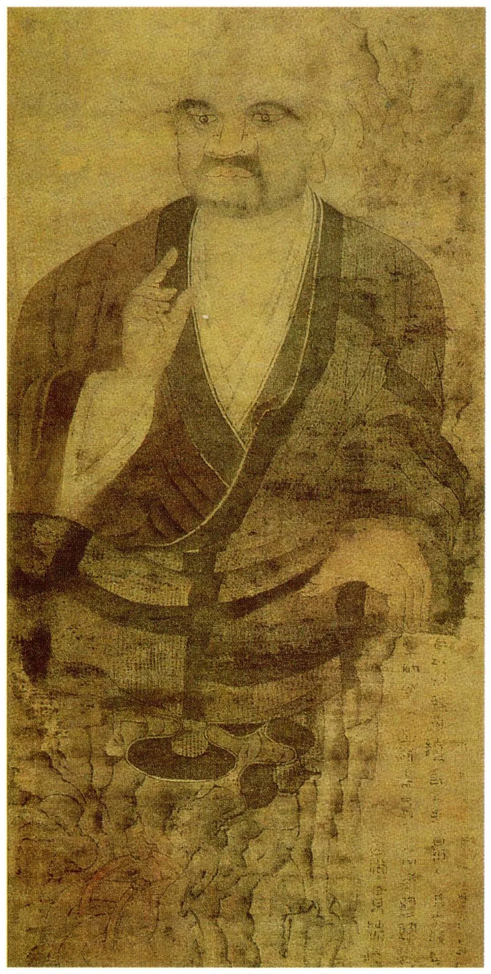 古朴凝重外形奇特的十六罗汉图——日本宫内厅藏贯休作品