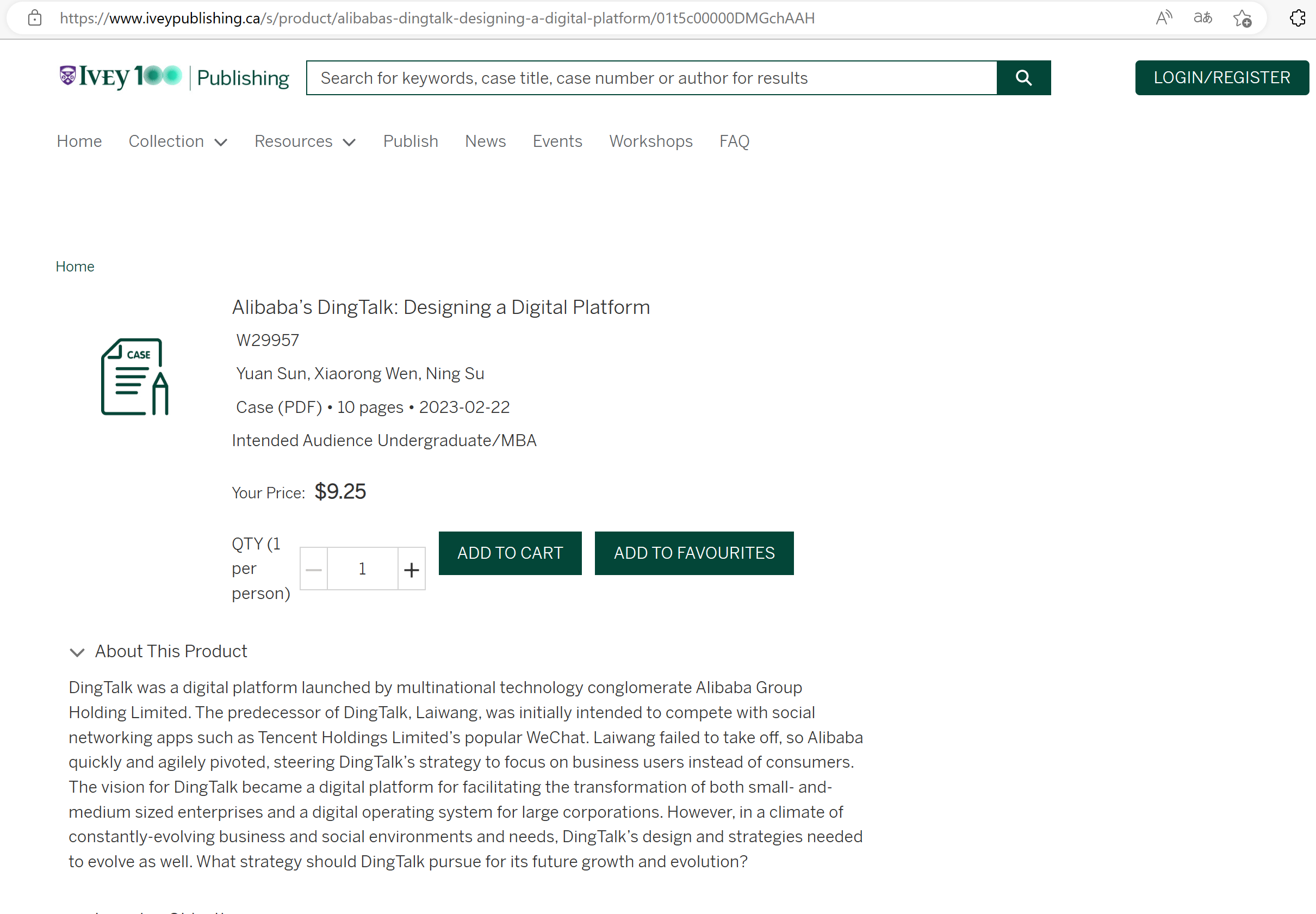钉钉入选加拿大毅伟商学院案例库