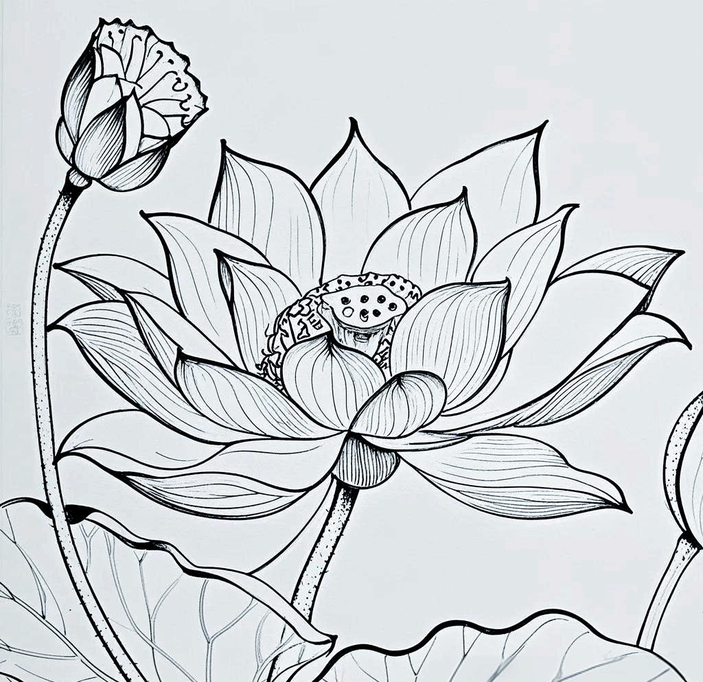 荷花简笔画教程:从基本技巧到高级绘制,值得一试!